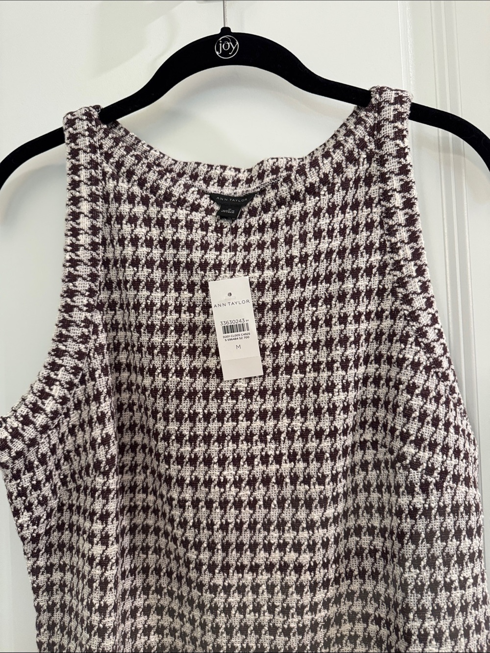 NWT Ann Taylor Tweed Look Top - Picture 4 of 11